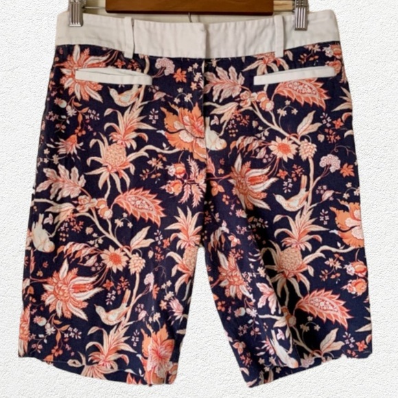 Leifsdottir by Anthropologie Maypol Floral and Bird Bermuda Shorts - Picture 8 of 12